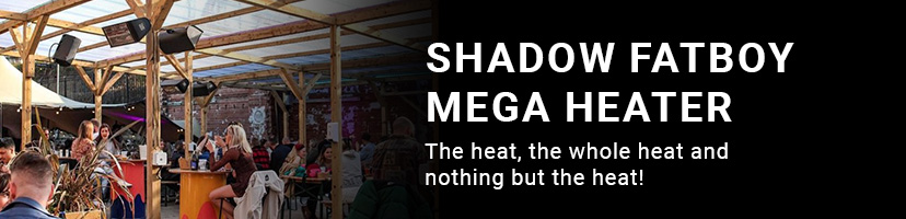 Shadow Infrared Patio heater mobile banners